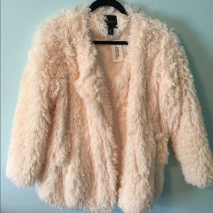 NWT OFF WHITE TEDDY BEAR COAT