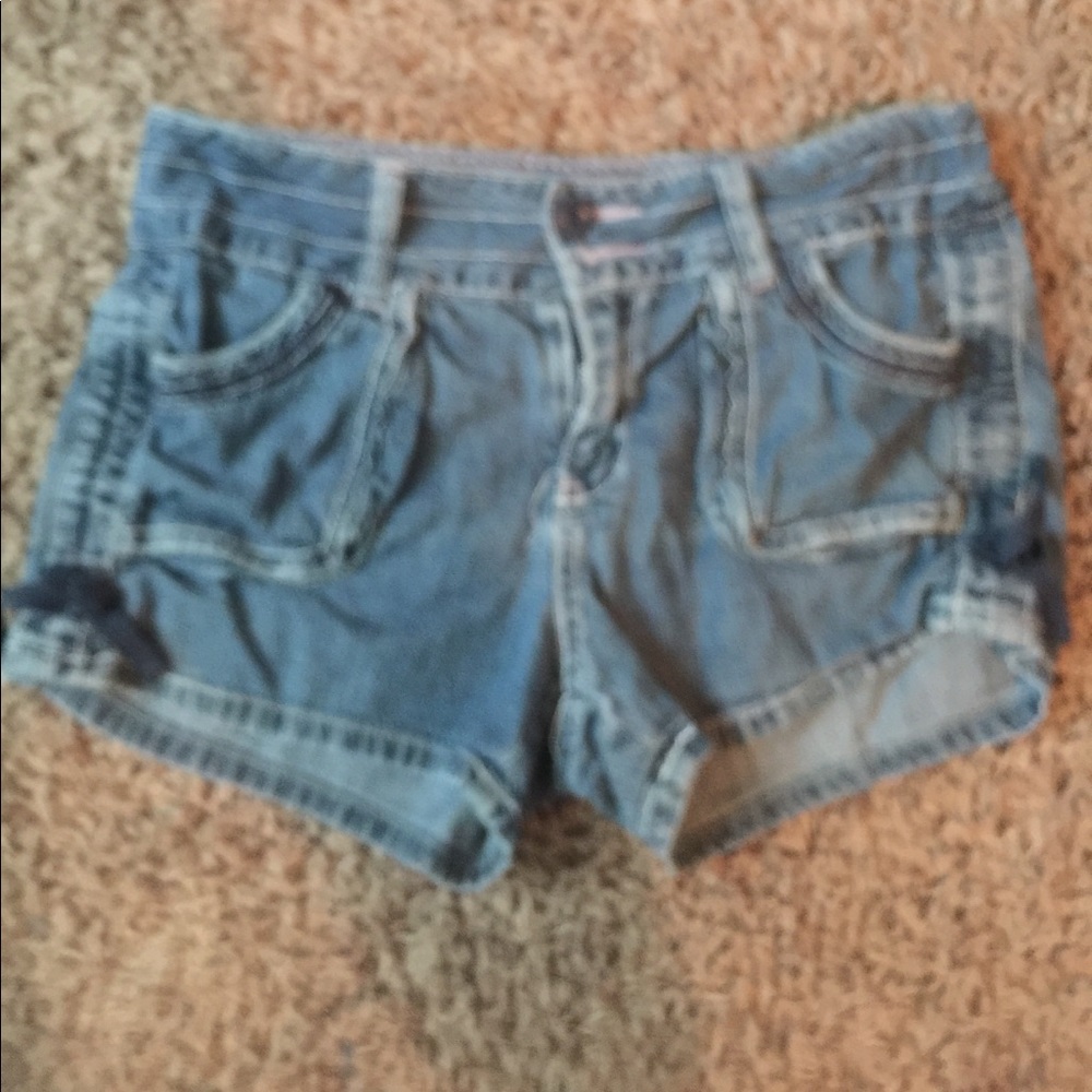 Girl jean shorts