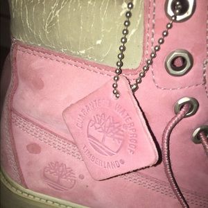 Pink timberlands