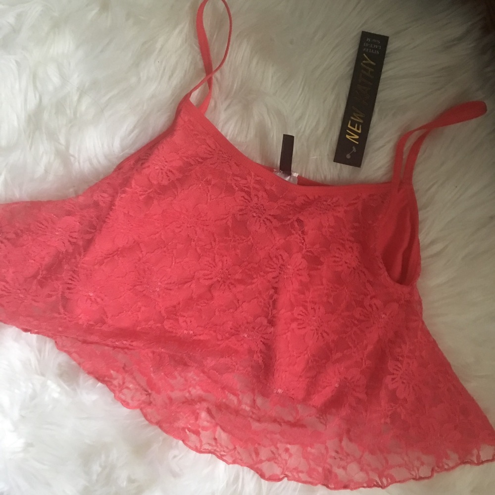 Lace crop top