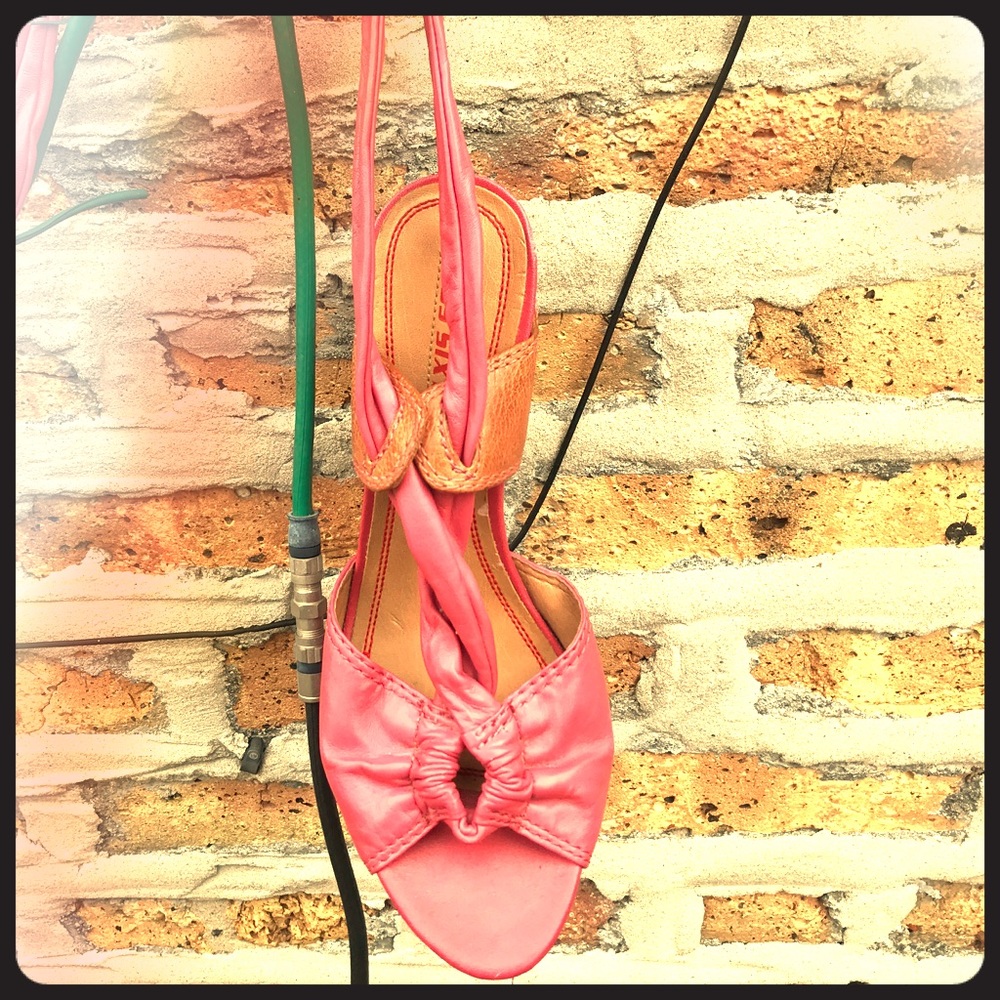 Ladies Miss Sixty tie-up sandals