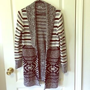 Boho wrap sweater