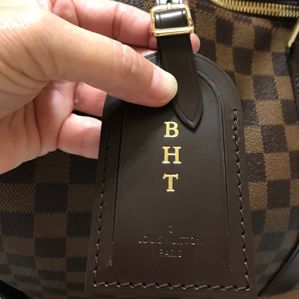 Louis Vuitton large luggage tag