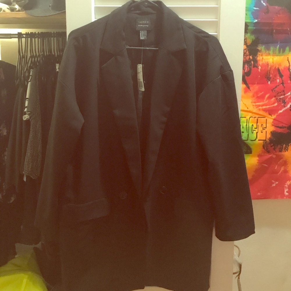 Forever 21 contemporary career jacket long sleeve