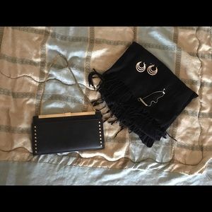 Zara Black Clutch