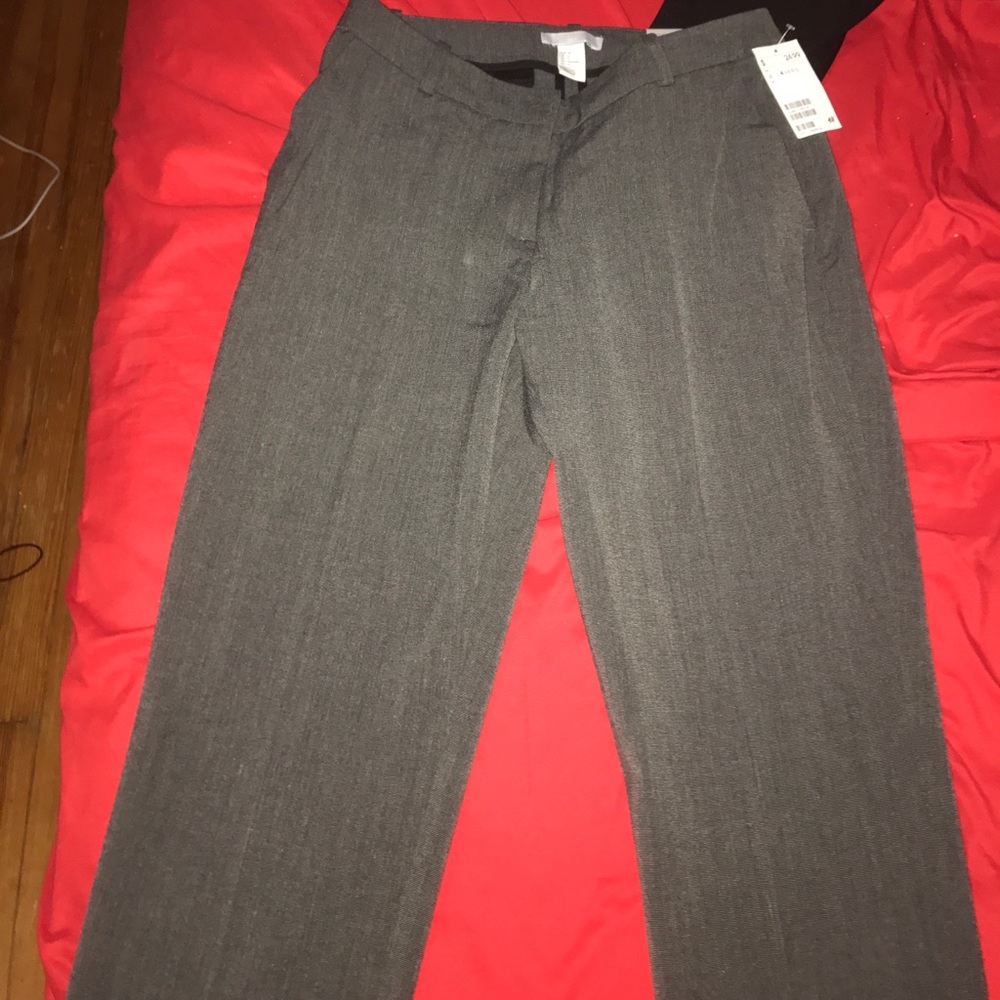 Brand H&M black and grey marbled slacks