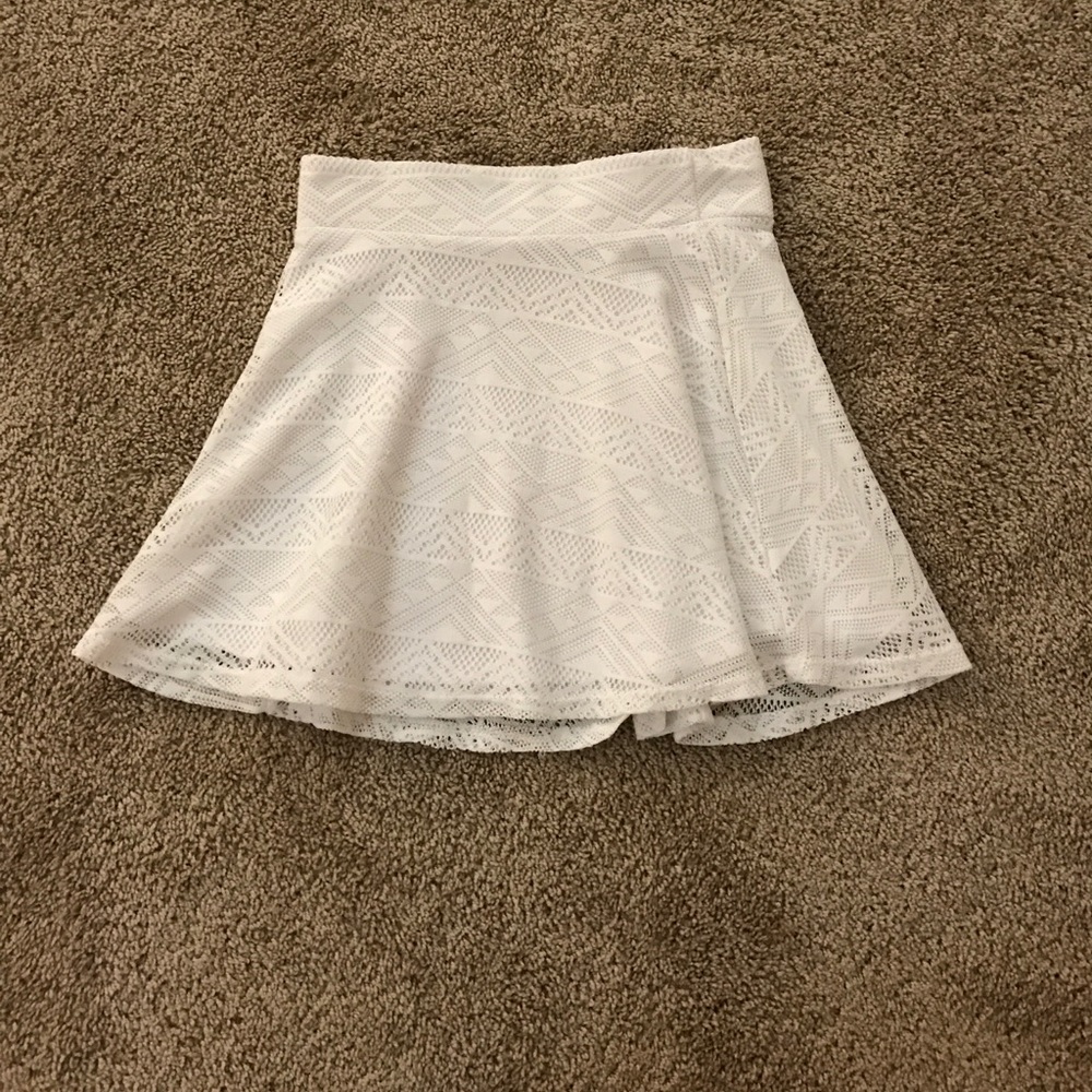 Small white tribal skirt