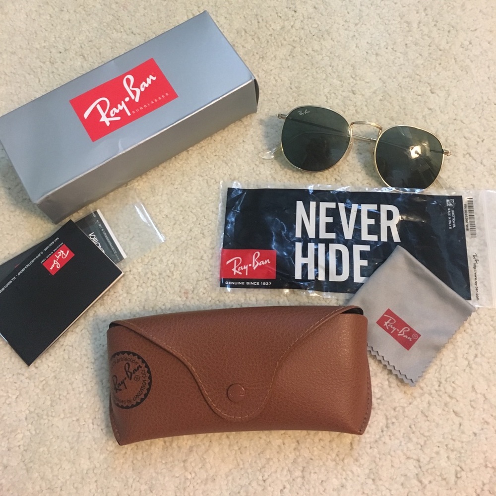 Round Ray Ban Sunglasses (3447)