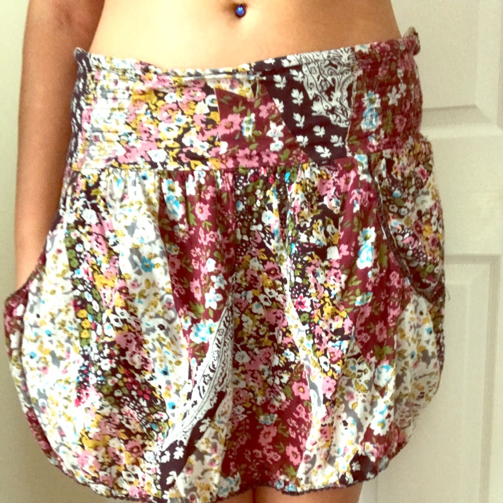 Vintage Floral Skirt