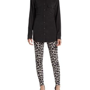 French Connection High Wasted Sateen Pants