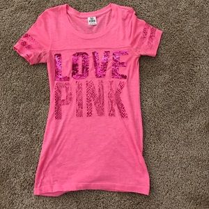 Victoria's Secret pink shirt