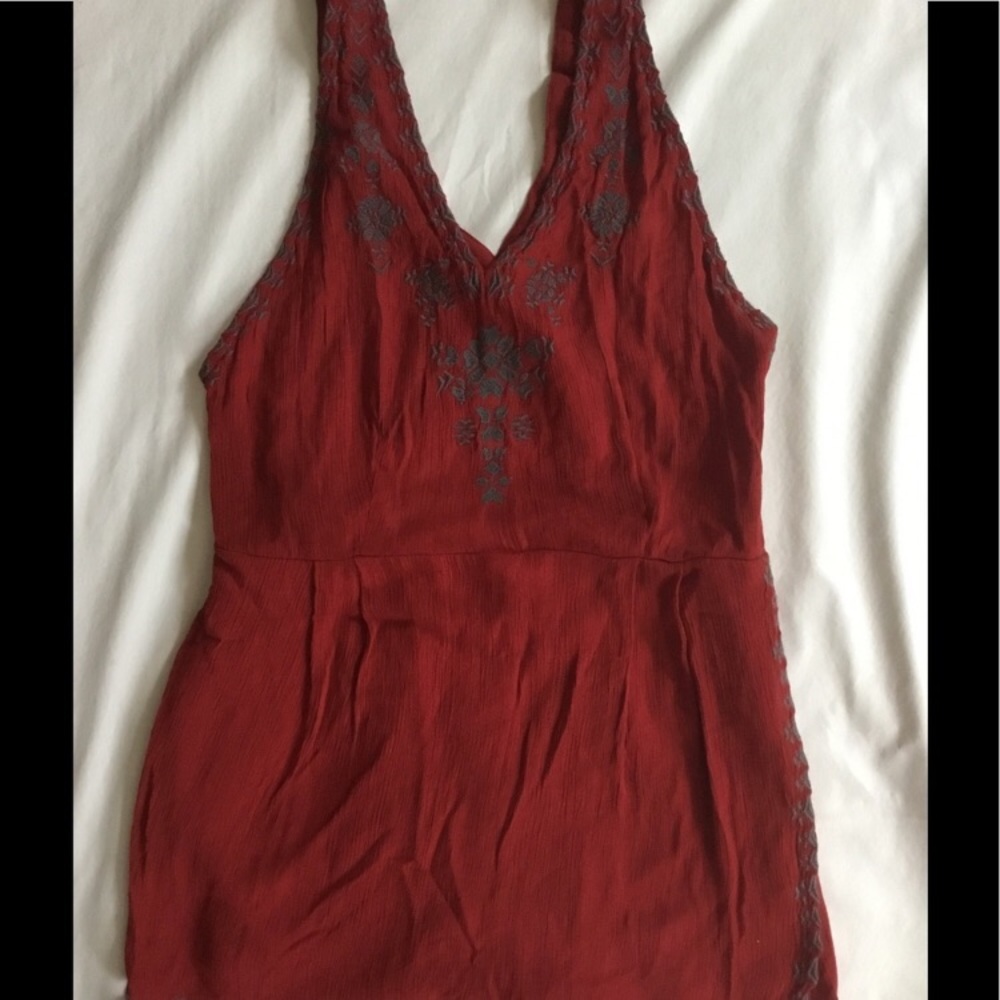 Free People Open Back Romper