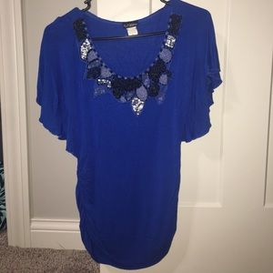 Bright blue Daytrip  blouse