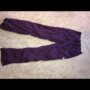 Pretty purple comfy Lulu Lemon joggers