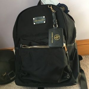 Black Designer Backpack