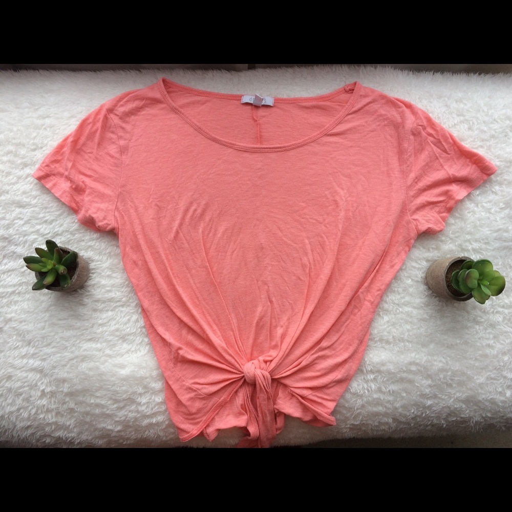 Tie-front Top