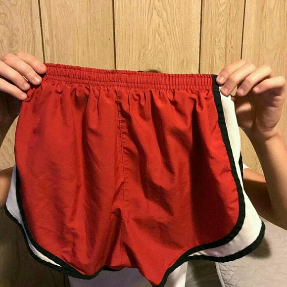 Red nike running shorts - Picture 2 of 2