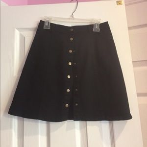 Forever 21 Button Up Denim Skirt