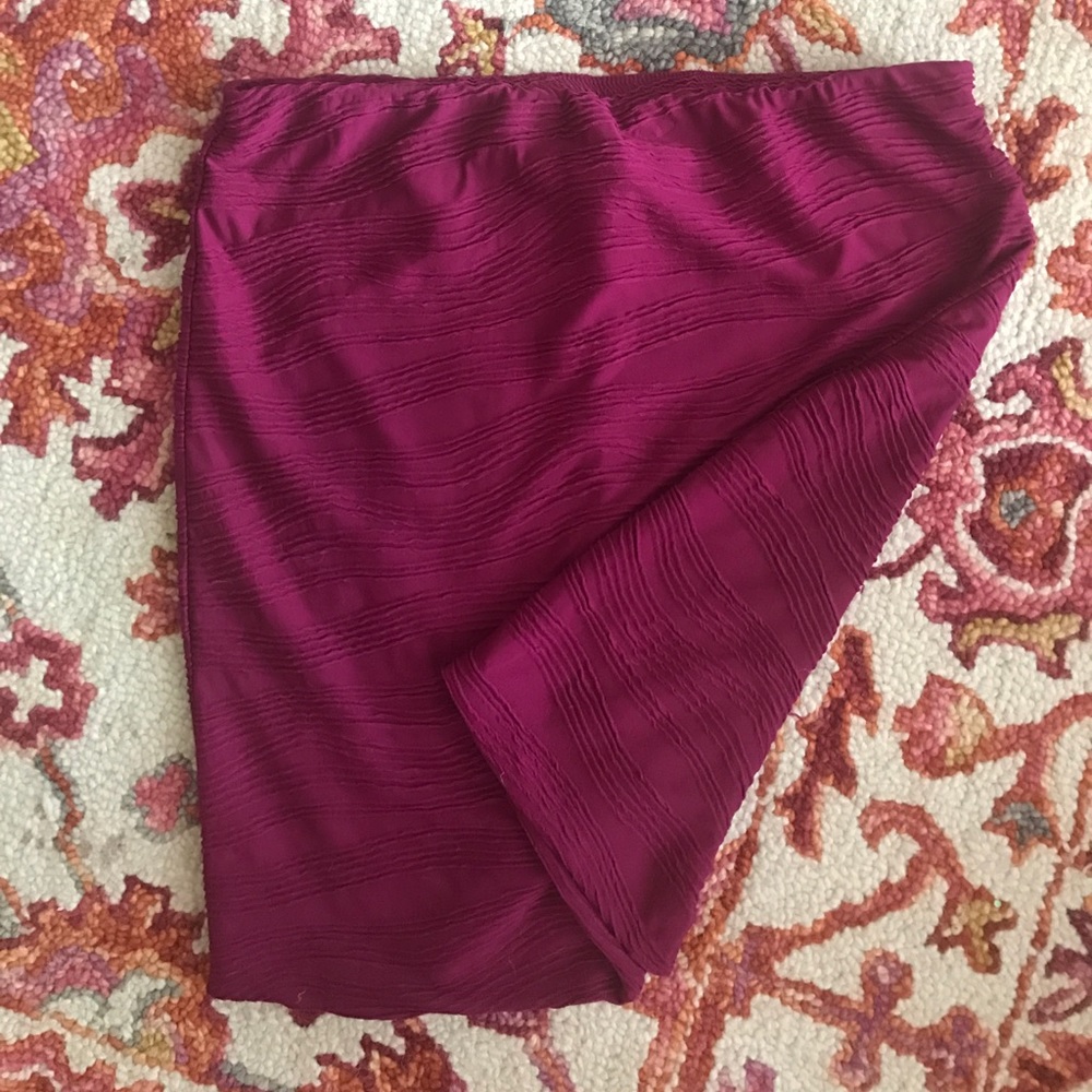 TEXTURE DETAIL PENCIL SKIRT | XL