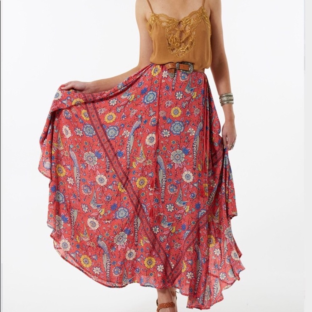 💖SOLD💖  Spell Lovebird Maxi skirt size xs