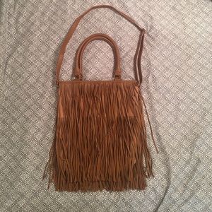 Brown Fringe purse