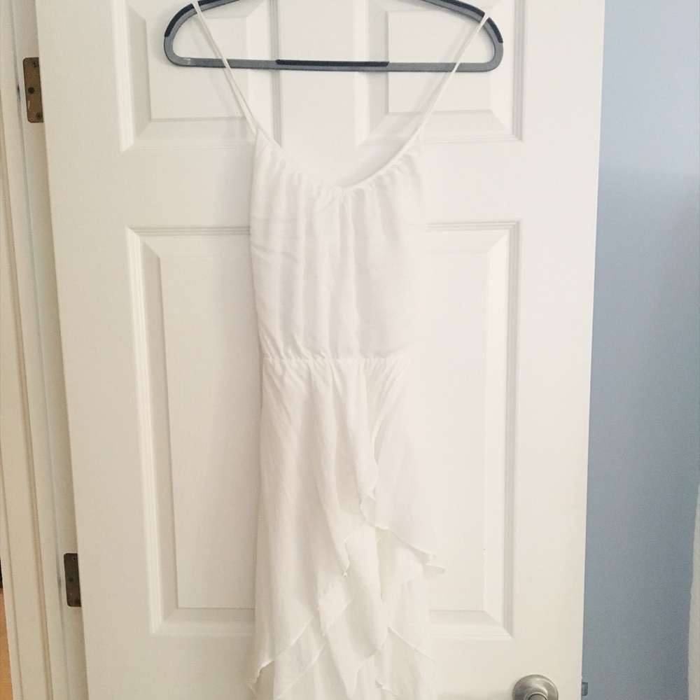 Guess white flowy dress