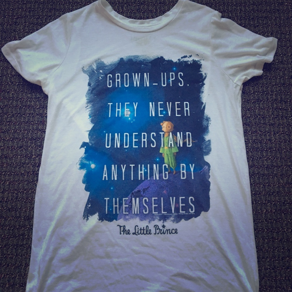 Little Prince Shirt Medium Women's Quoted shirt