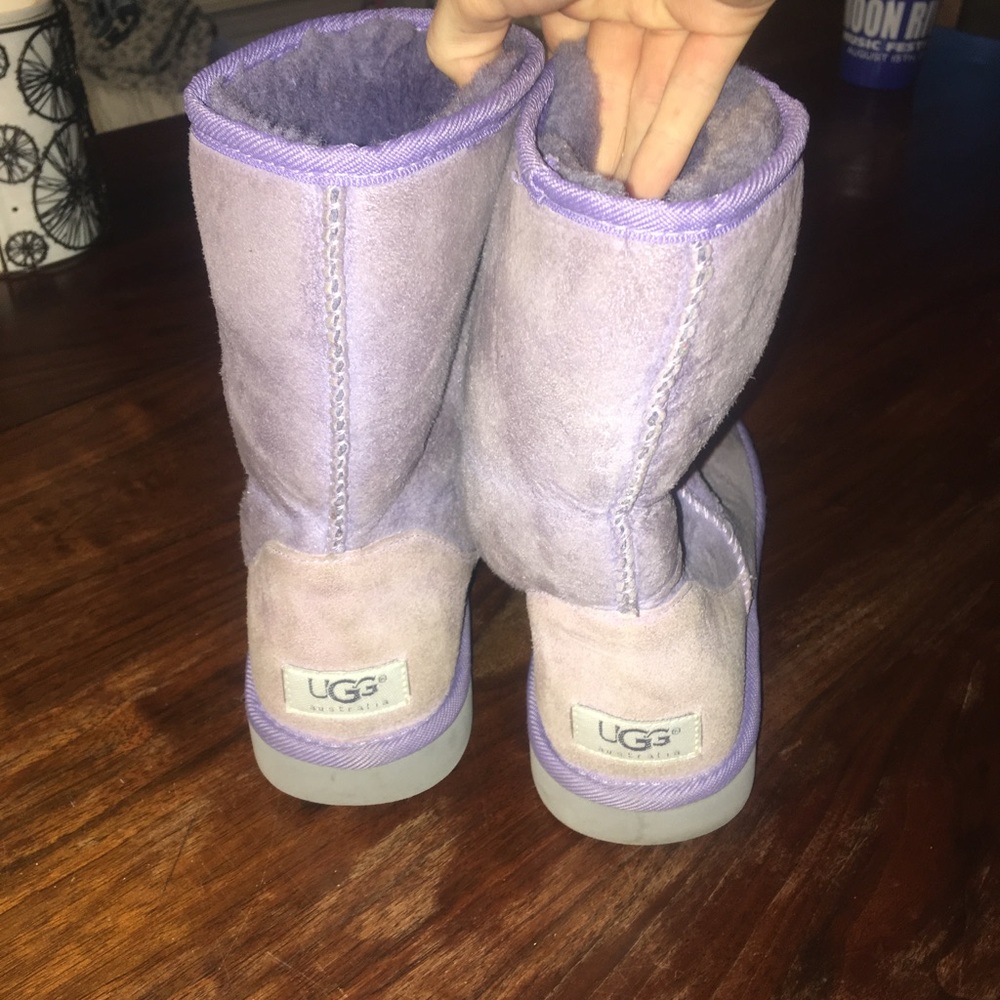 Lavender uggs short purple