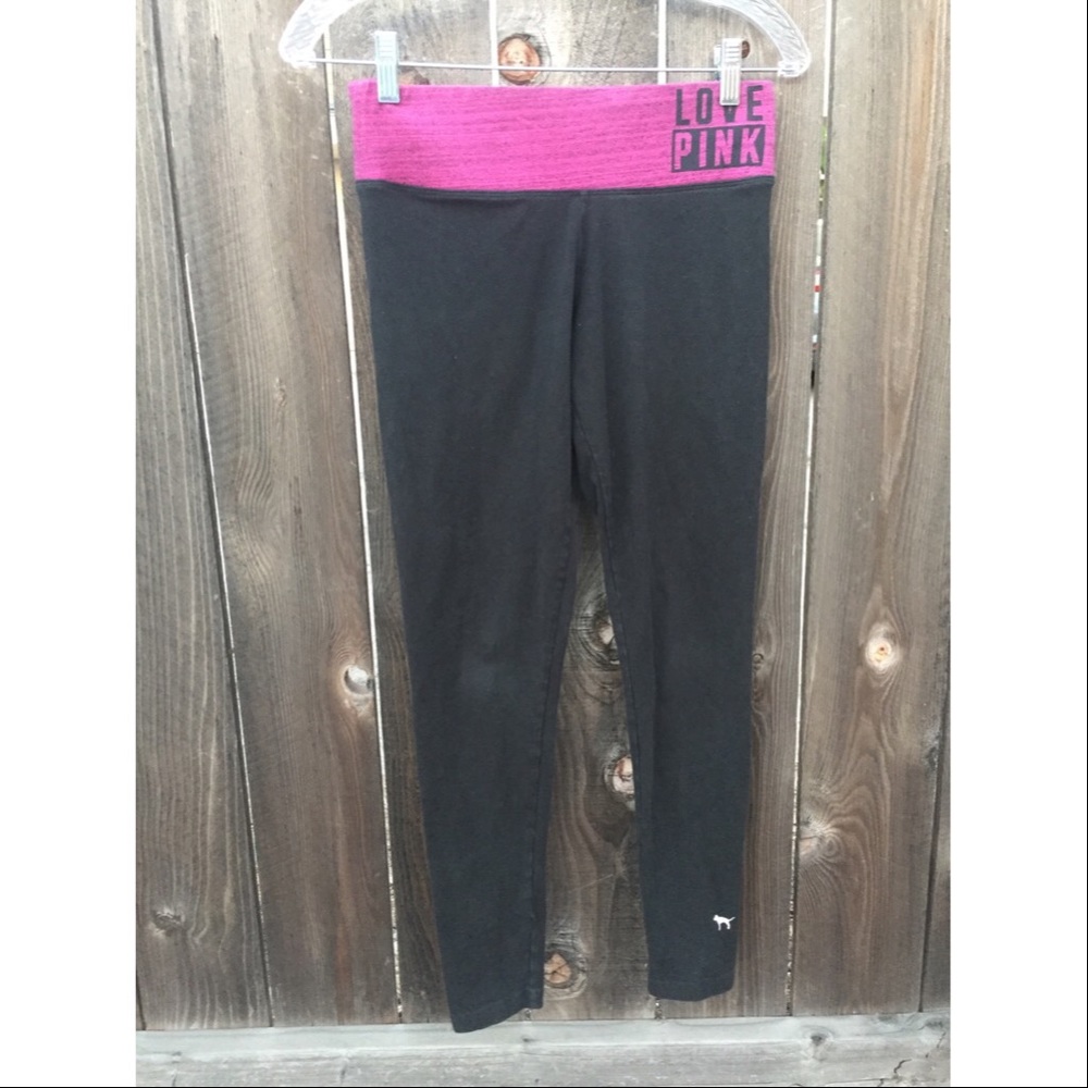 VICTORIA SECRET LOVE PINK YOGA PANT SZ S