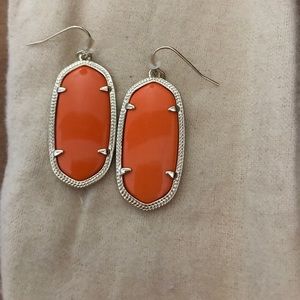 KENDRA SCOTT orange Elle earrings