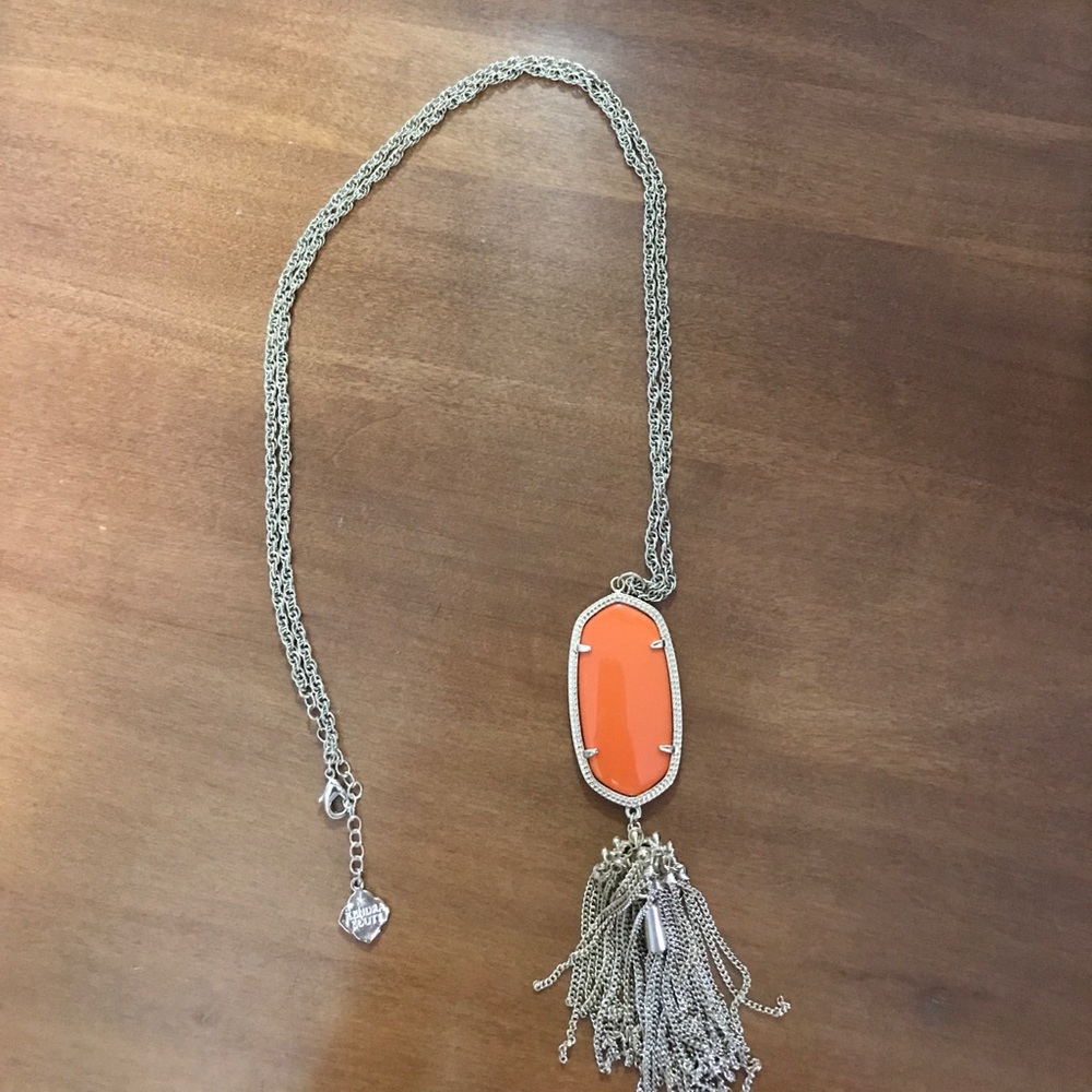 KENDRA SCOTT Rayne necklace in orange