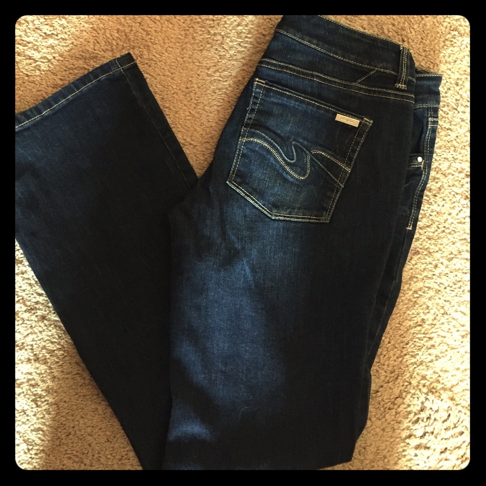 White House black market boot cut jeans