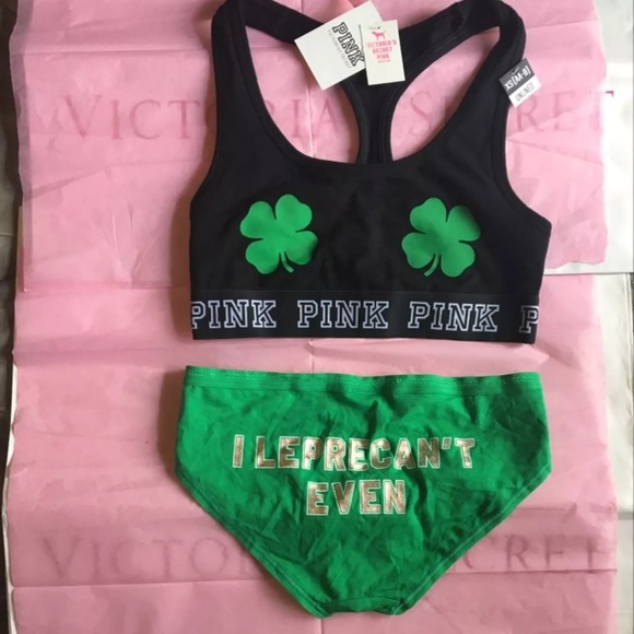 PINK Victoria's Secret Other - Victorias Secret pink st Patty's day set