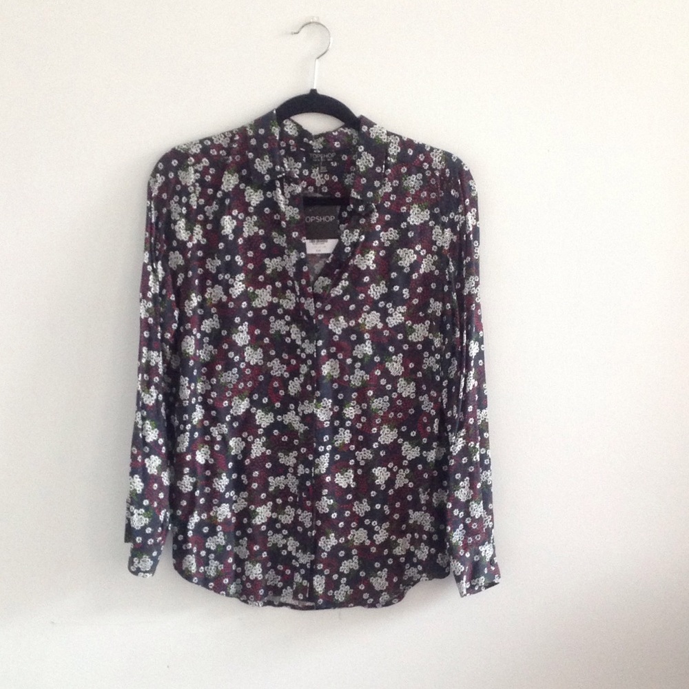 Topshop Floral Shirt