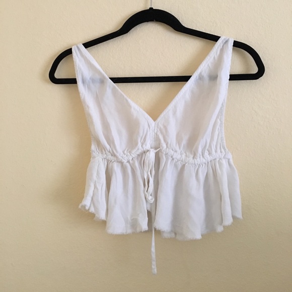 Brandy Melville Tops - Brandy Melville Boho Tie Front Top