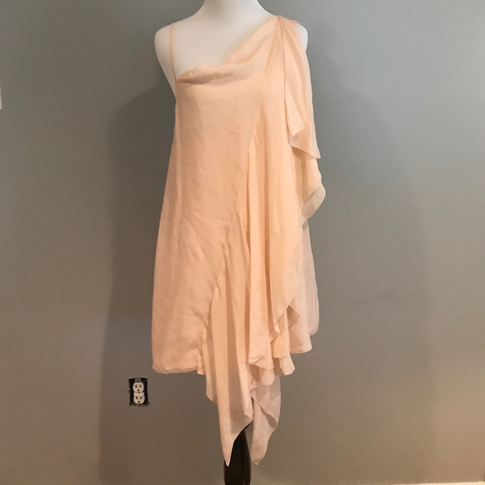 Haute Hippie Chiffon Ruffled Boho Dress