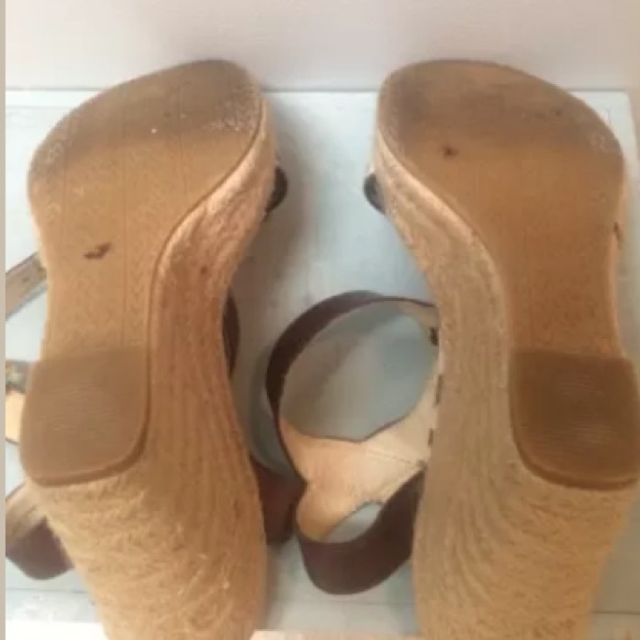 Michael Kors Zebra Espadrille Wedge Sandal, 7.5 - Picture 7 of 7