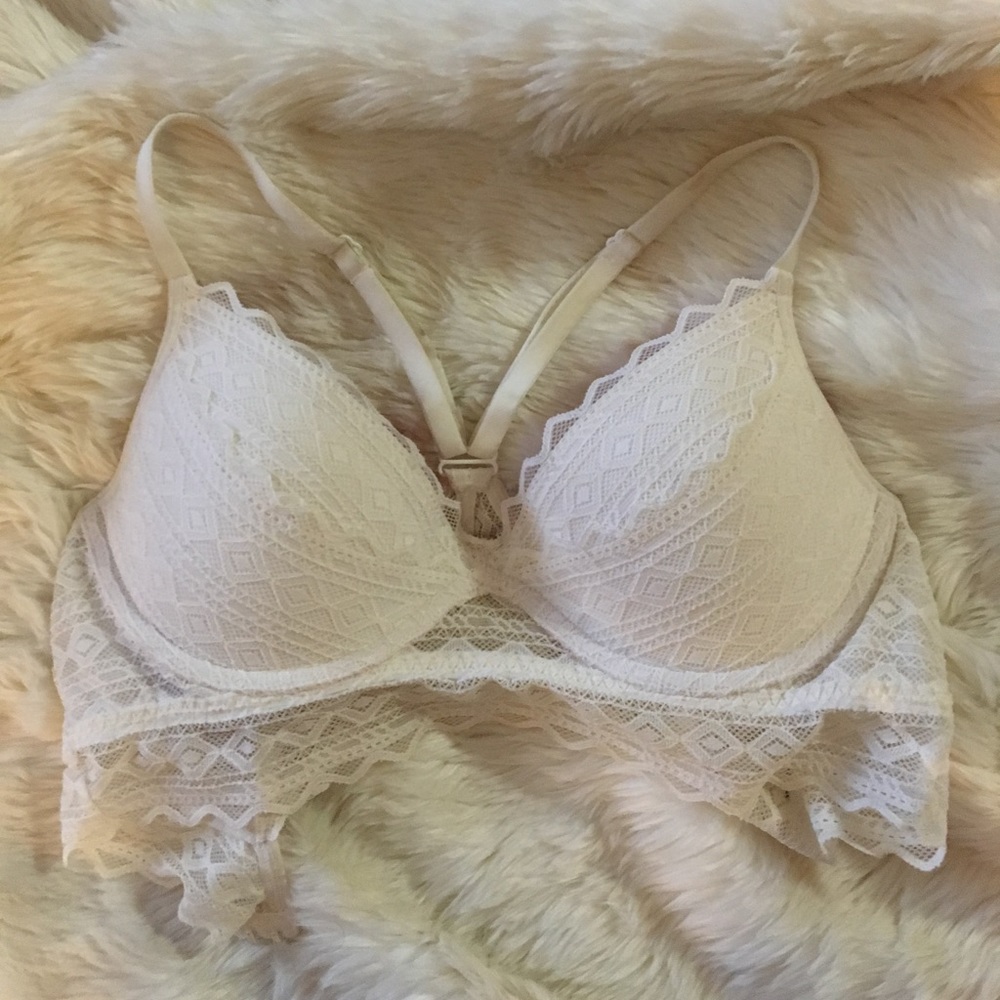 Victoria's Secret PINK lace racerback bra S - Picture 1 of 2