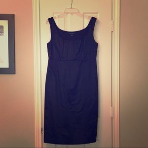 Black Satin Banana Republic Dress - Size 10