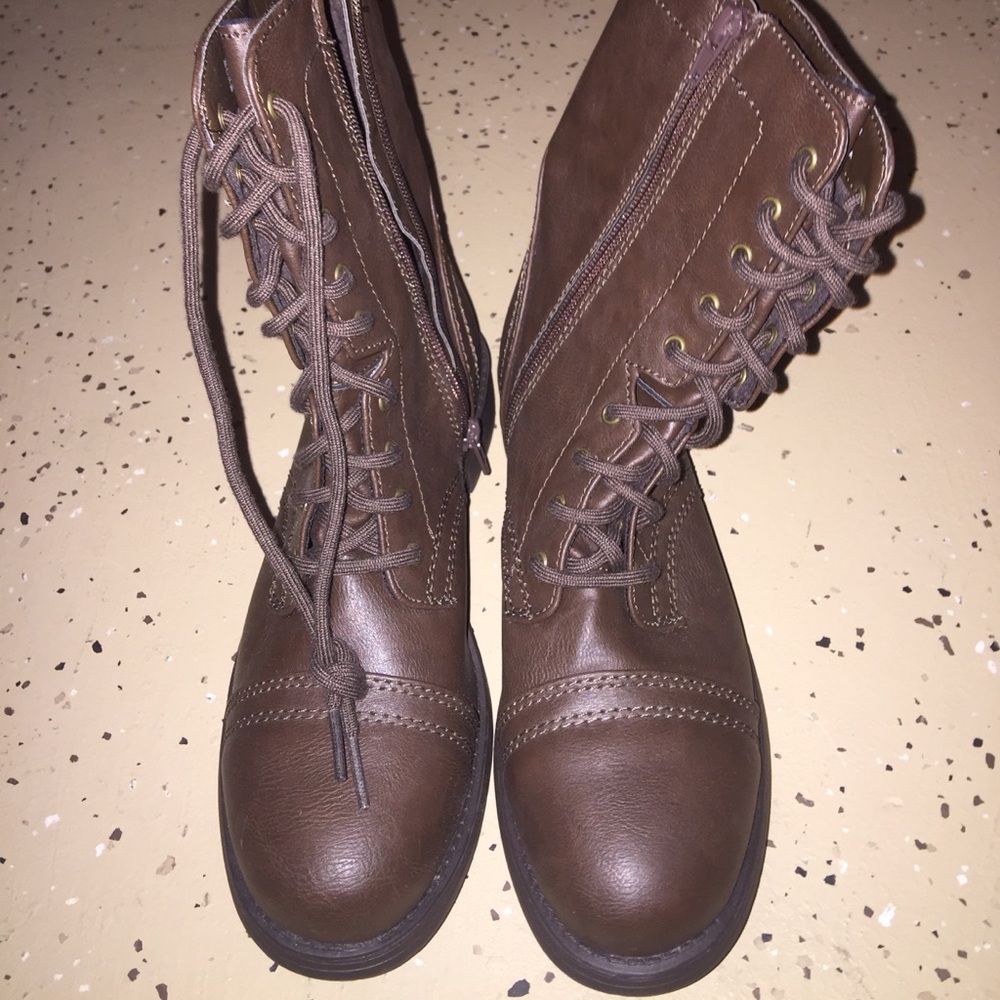Never worn combat boots