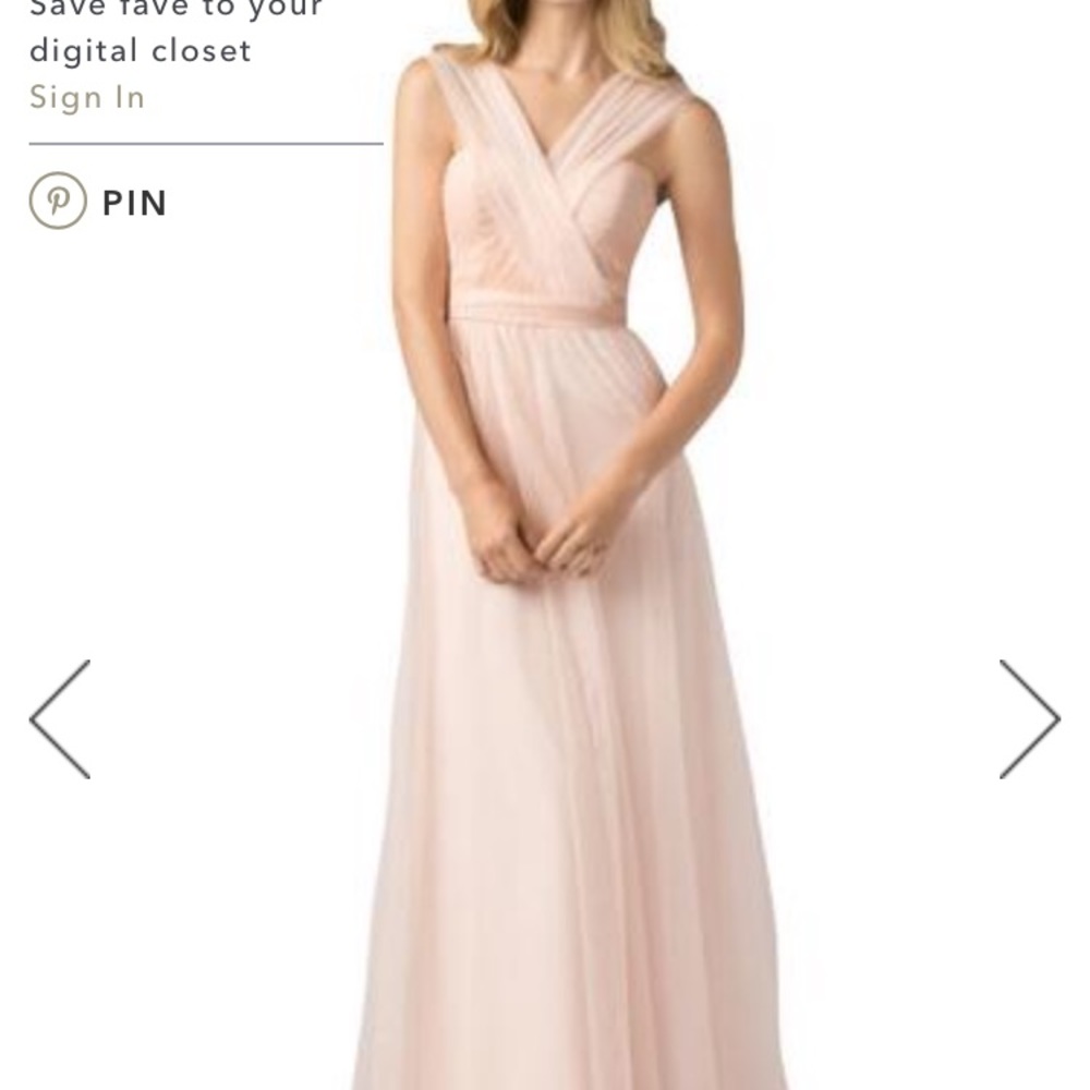 wtoo by watters style 852i convertible dress, nude