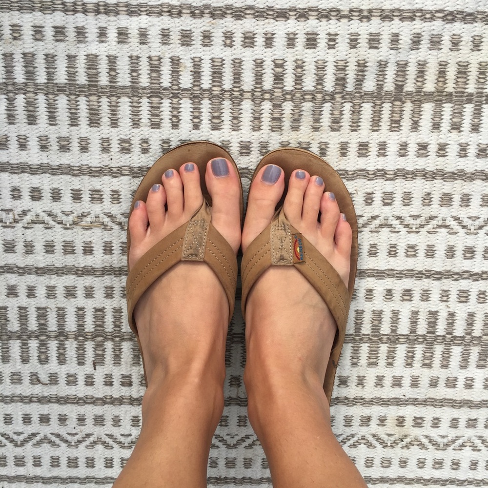 Gently used Rainbow sandals