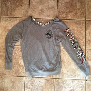 PINK off the shoulder top