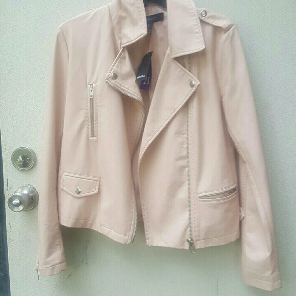 Faux leather jacket