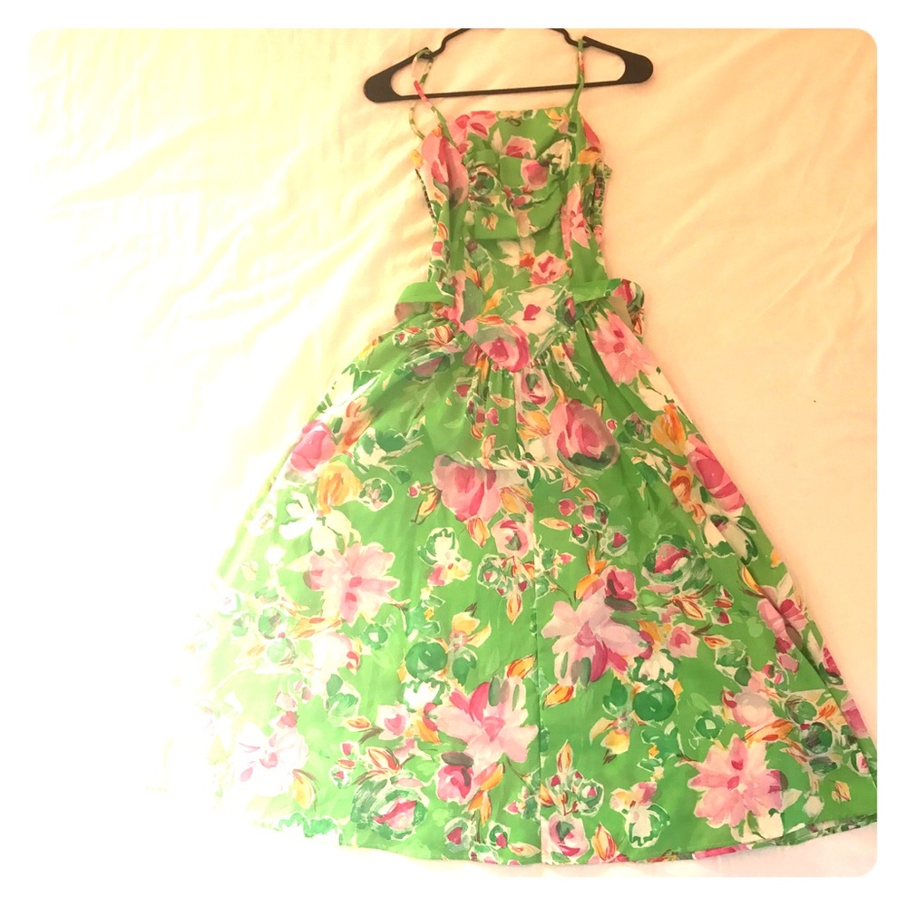 Vintage Floral Dress