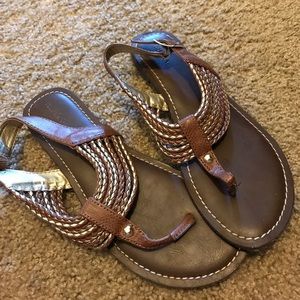 Brown sandals