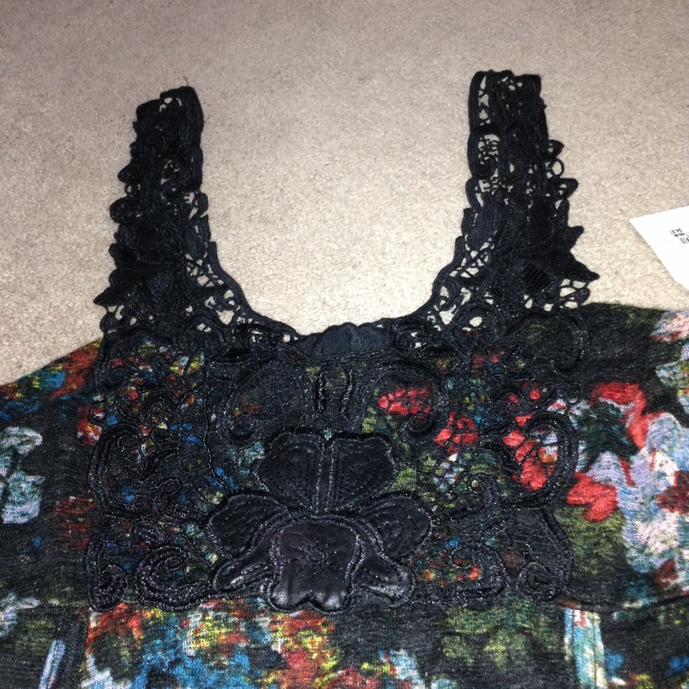 Free people L printed knockout dress black - Picture 6 of 8