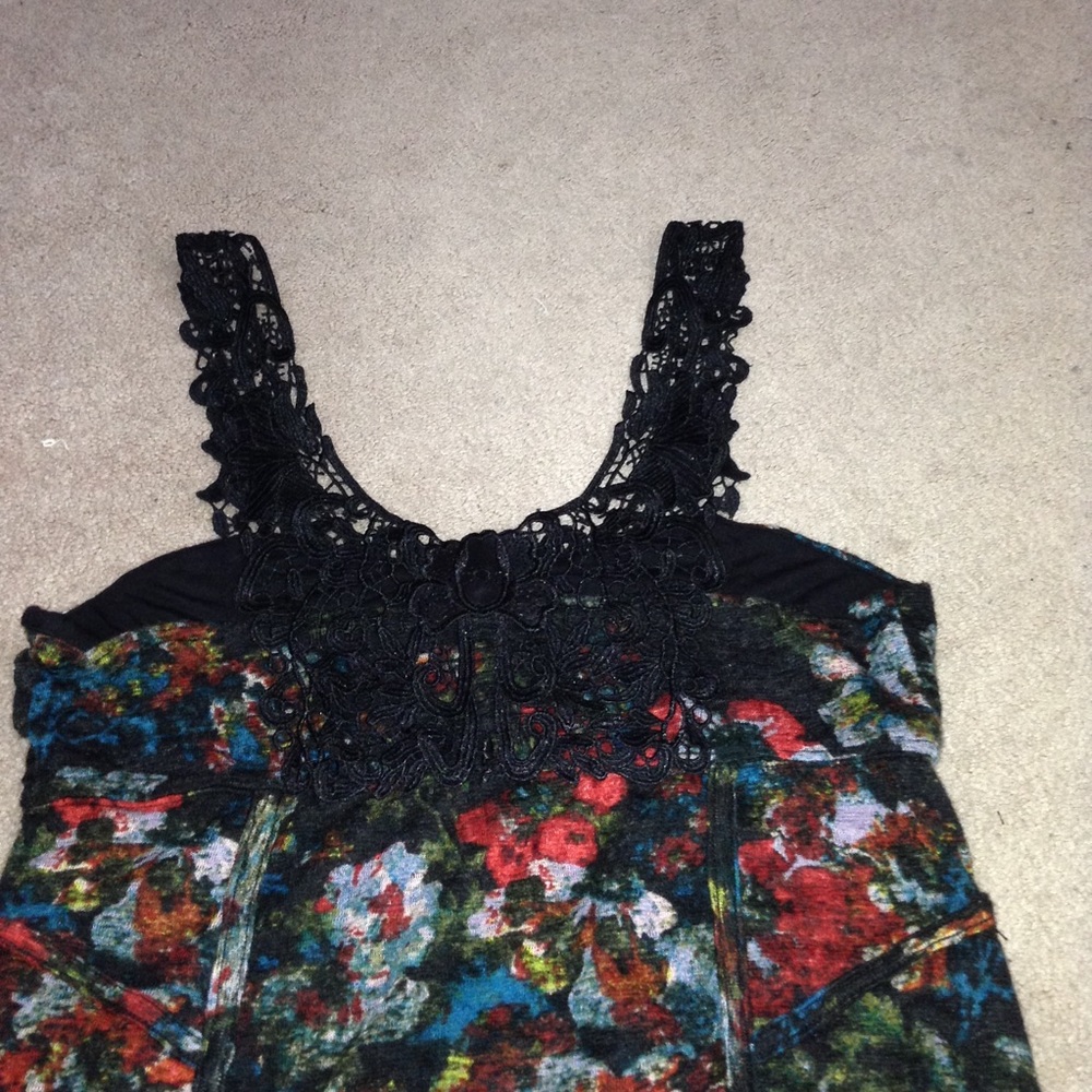Free people L printed knockout dress black - Picture 8 of 8