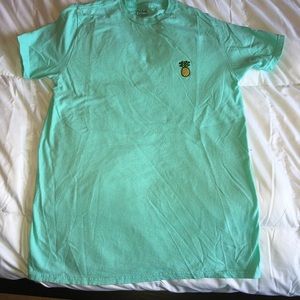 blue pineapple shirt