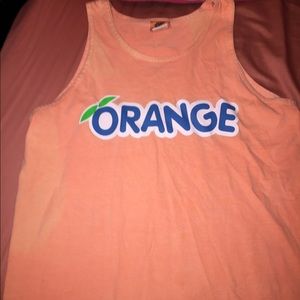 Stingray Orange tank Top